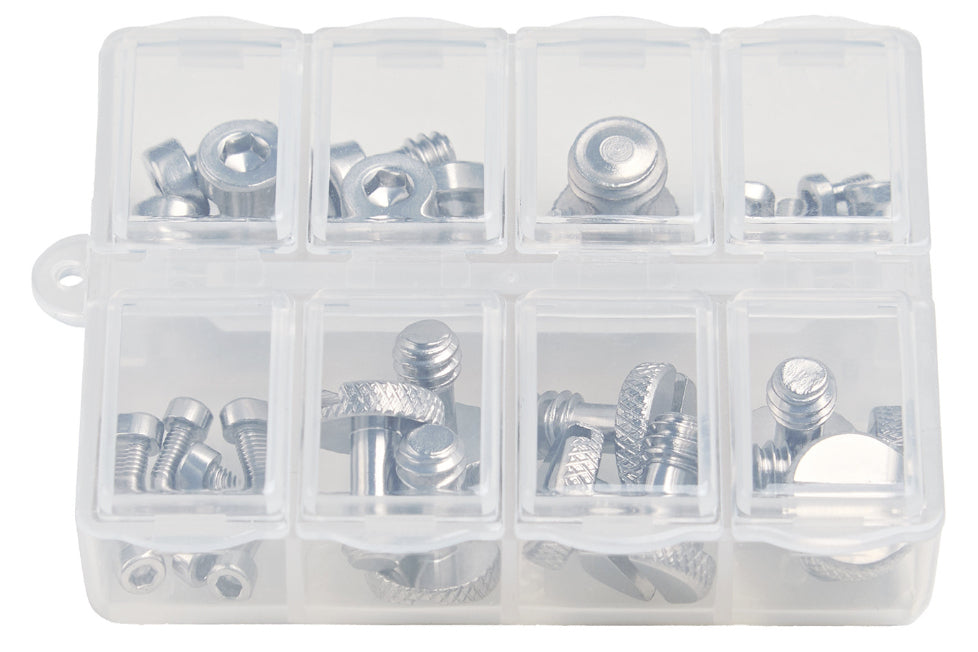 SmallRig Schraubensatz – Edelstahl, 1/4"-20 & 3/8"-16 – für Cages, Griffe, Stativplatten usw. – 35er-Pack