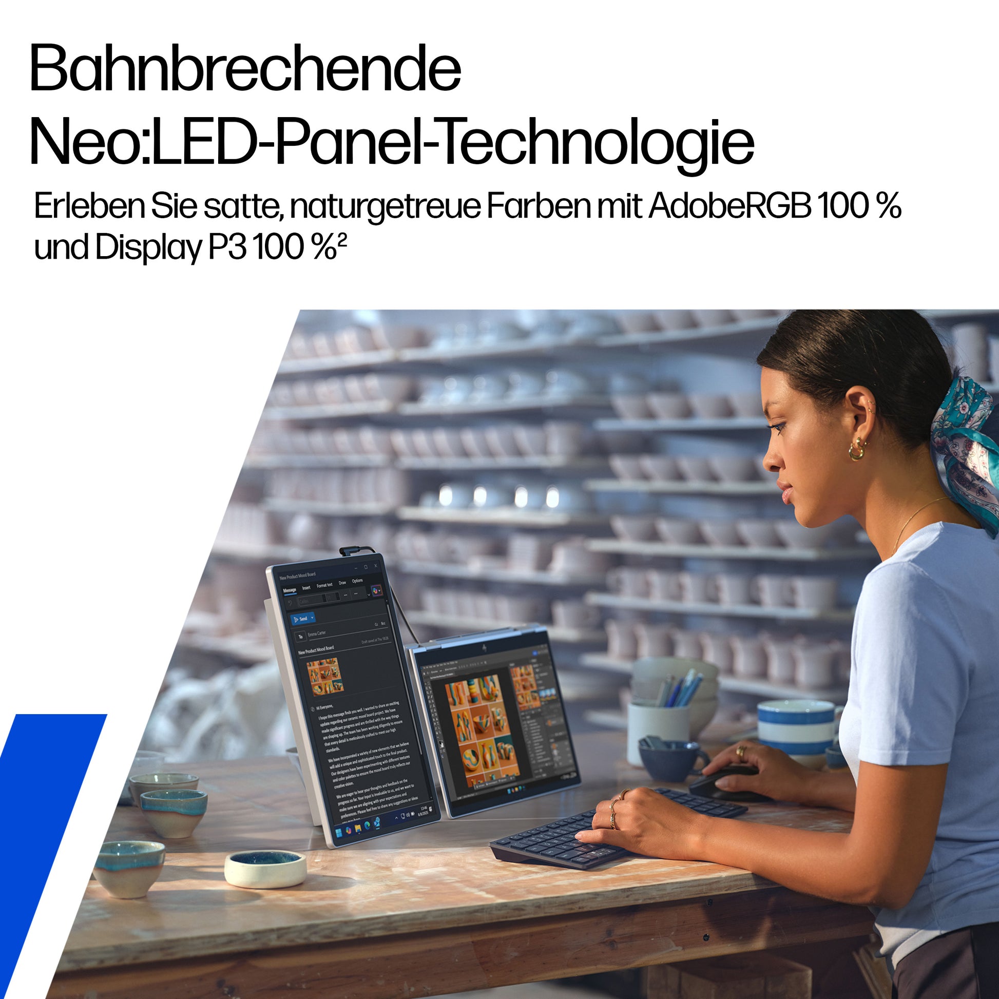 HP Series 5 Pro 514Pn – 14", 2560 × 1600, IPS Schwarz, USB-C 65 W