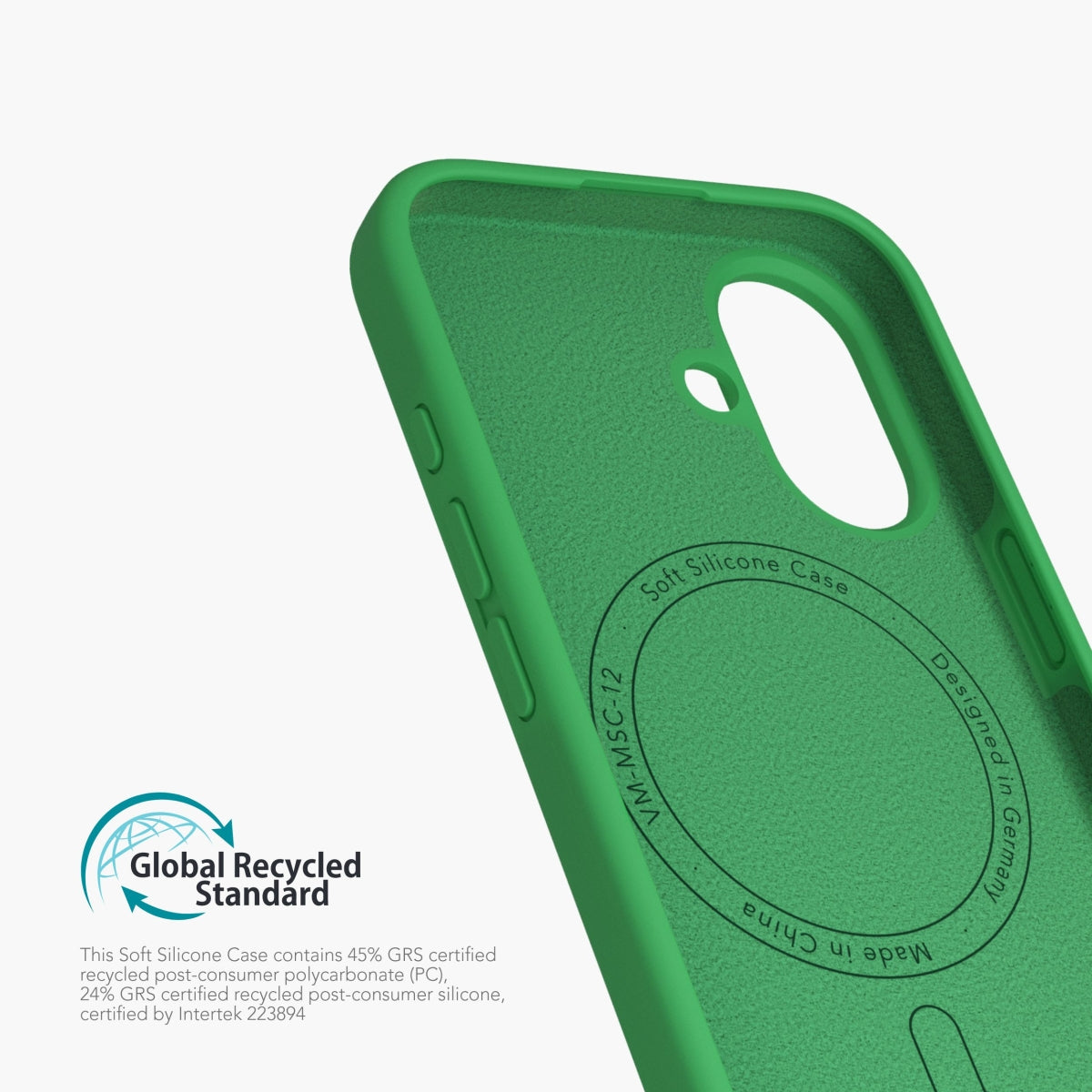Vonmählen Backcover – für Apple iPhone 16 – MagSafe, Silikon, Green Haven