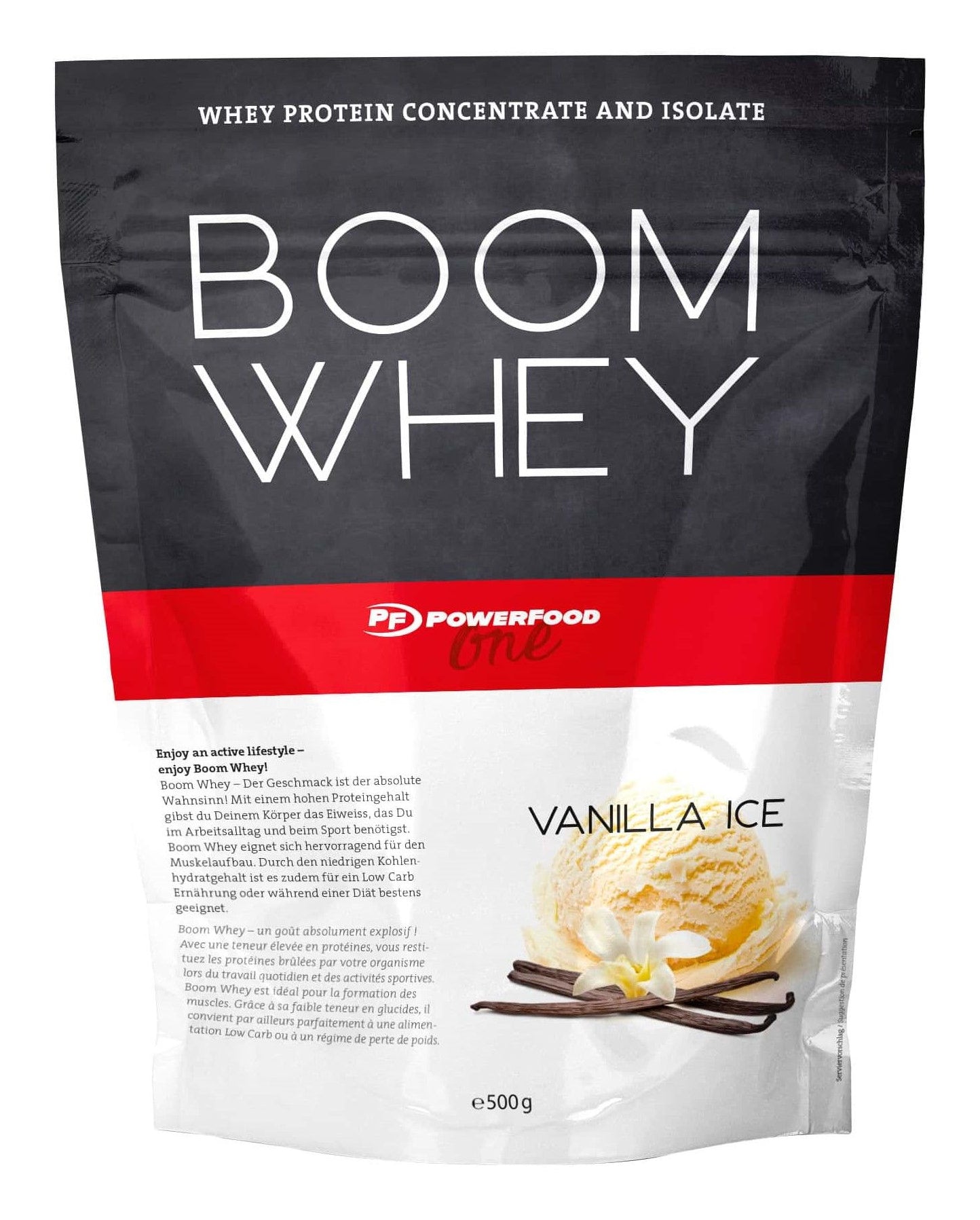 PowerFood Whey Protein Pulver Vanille – 500 g