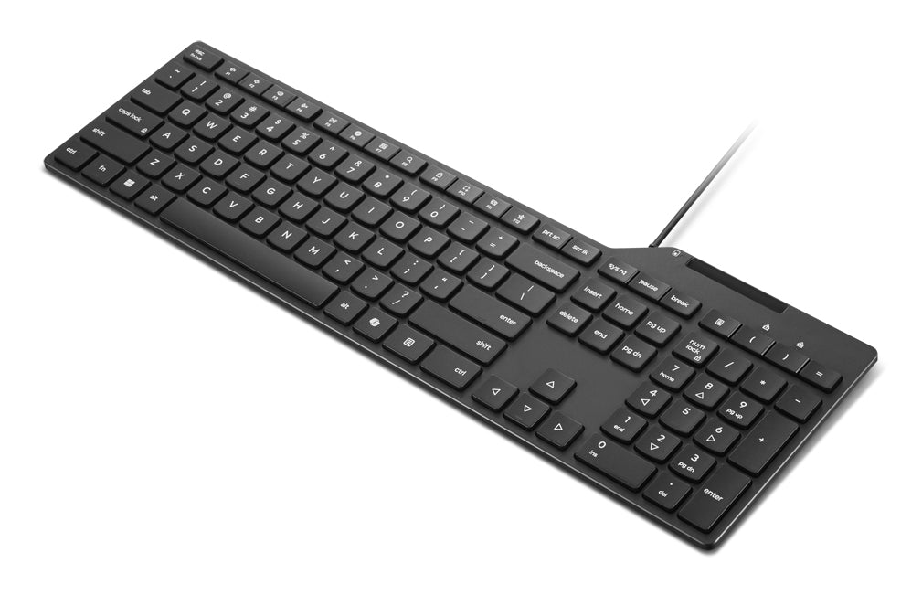 Lenovo 5000 – Tastatur – kabelgebunden – USB-A – QWERTZ (CH) – Smartcard-Leser – schwarz