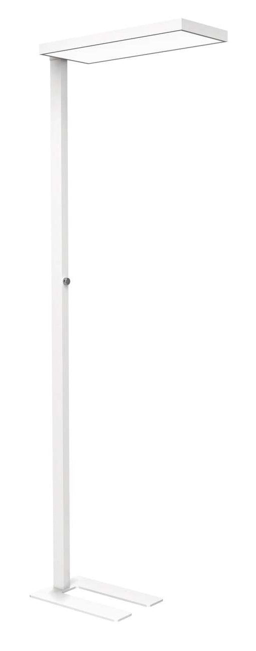 MAUL LED-Stehleuchte Jura – stufenlos dimmbar – 4000 K – 9'200 lm – Weiss, Aluminium