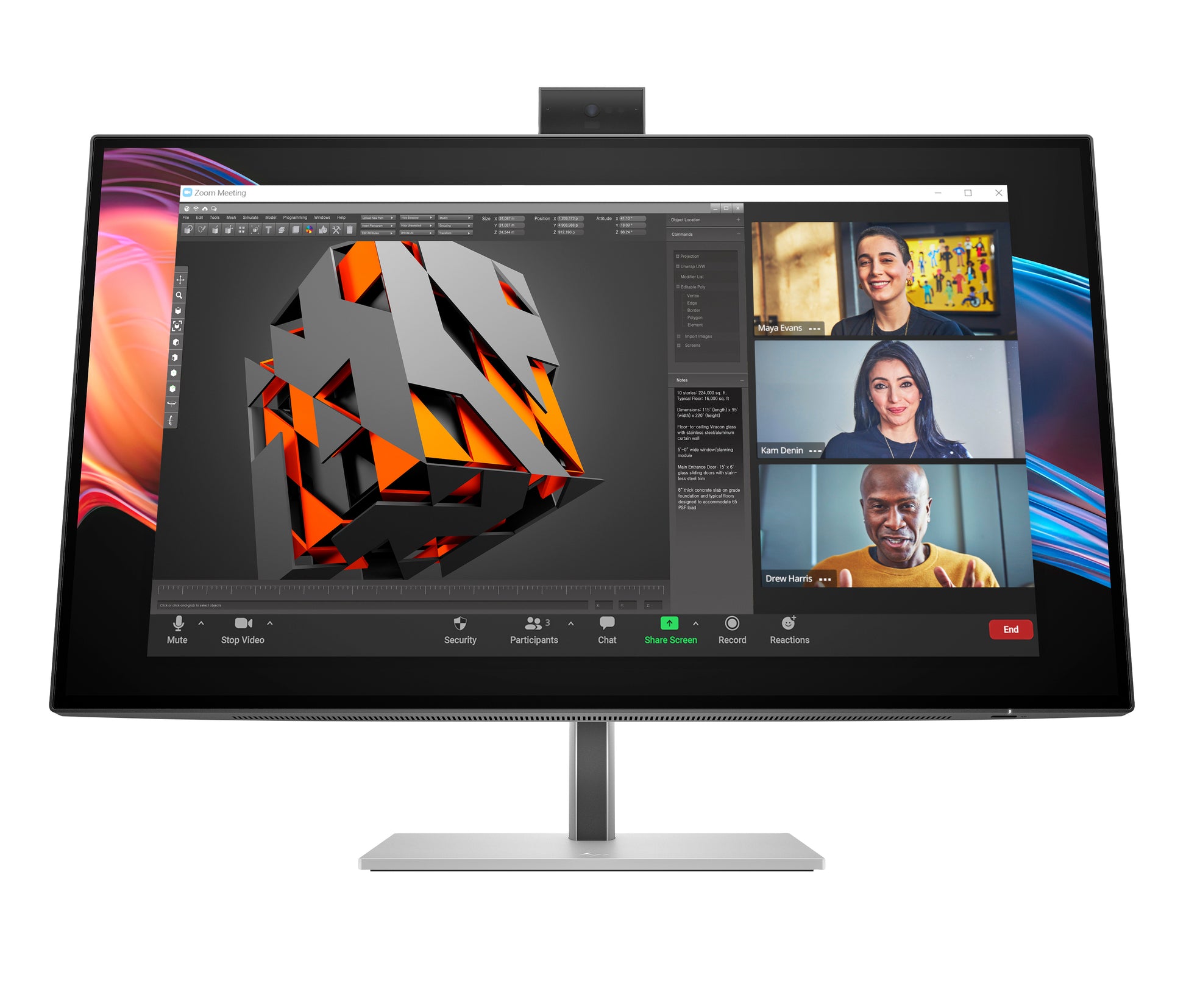HP S7 PRO 727PM – Monitor