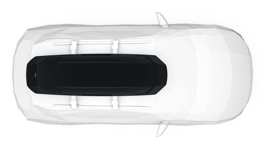 Thule Dachbox Force 3 XXL SPORT – 450 l, belastbar 75 kg, 790 × 440 × 2320 mm – schwarz