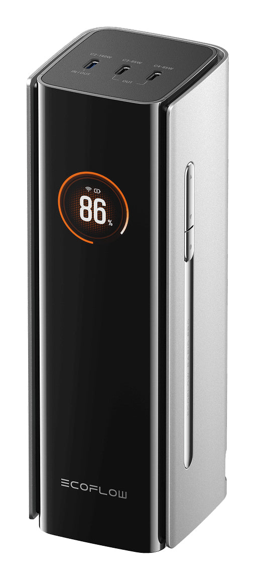EcoFlow Pro Powerbank 27'650 mAh – 140 W PD, 3× USB-C, schwarz