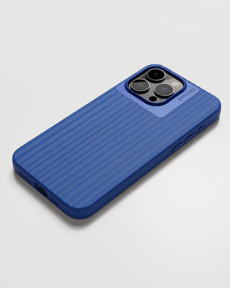 Nudient – Backcover – für Apple iPhone 15 Pro Max – blau – PC