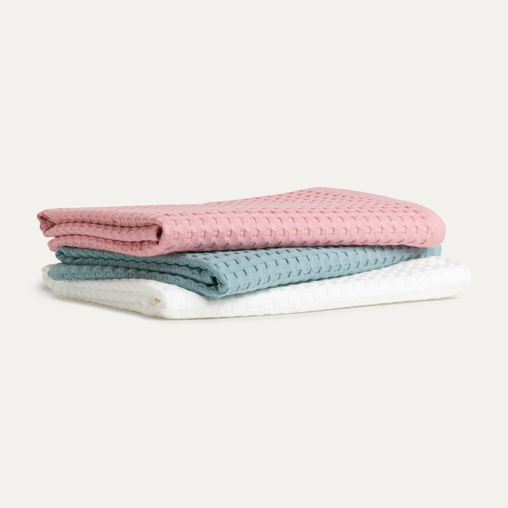 MÖVE Duschtuch Piquée – 70 × 140 cm, Himmelblau, 100% Baumwolle, 350 g/m², STANDARD 100 by OEKO-TEX