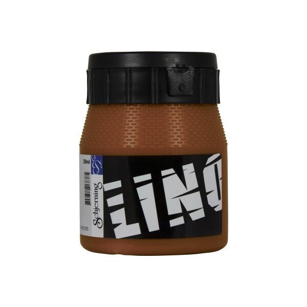 Schjerning Linoldruckfarbe – Braun 6432, lichtecht – 250 ml