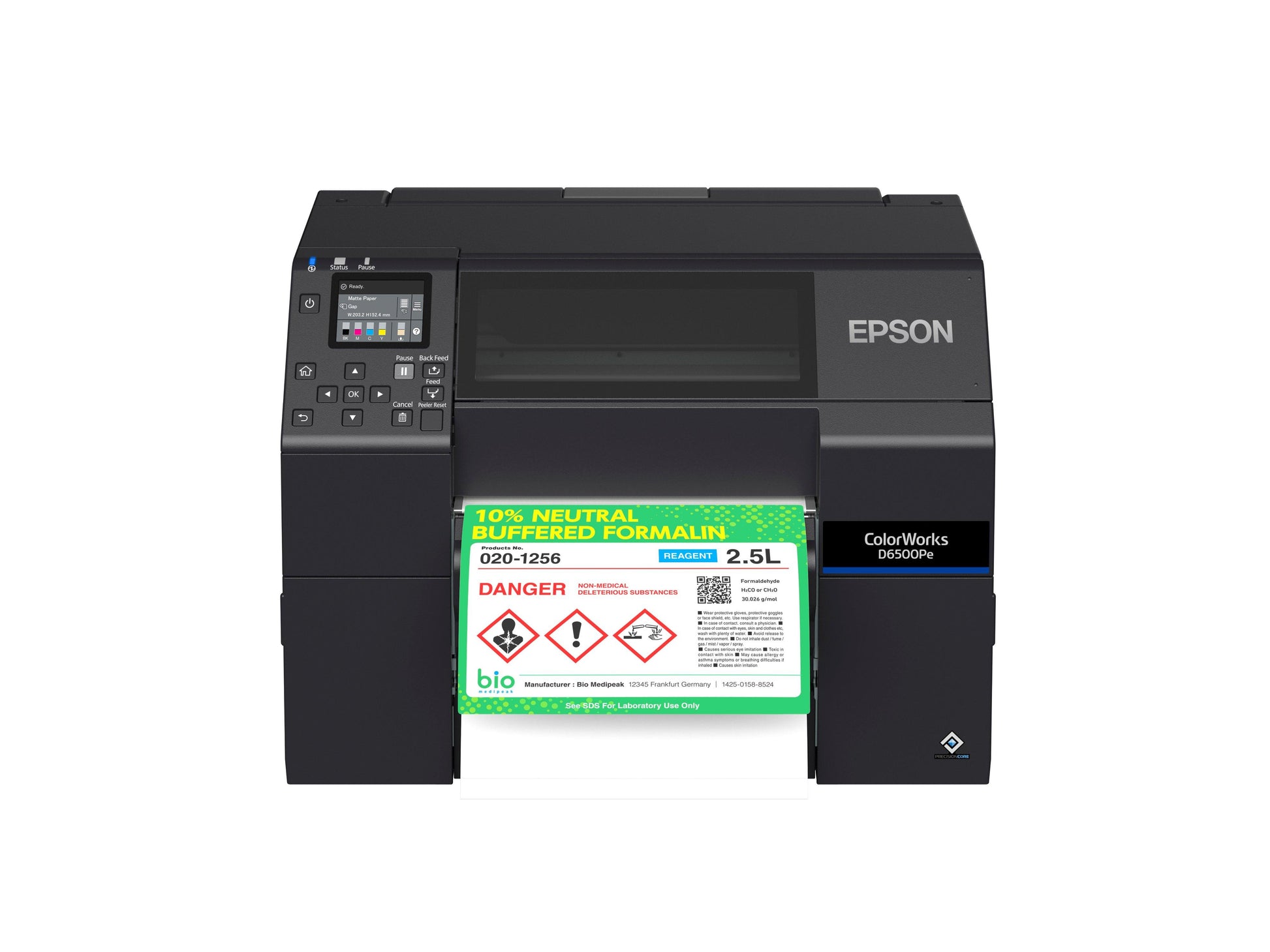 Epson ColorWorks CW-D6500PE – Etikettendrucker (Thermotransfer), 212 mm, 1'200×1200 dpi, 85 mm/s, USB/LAN