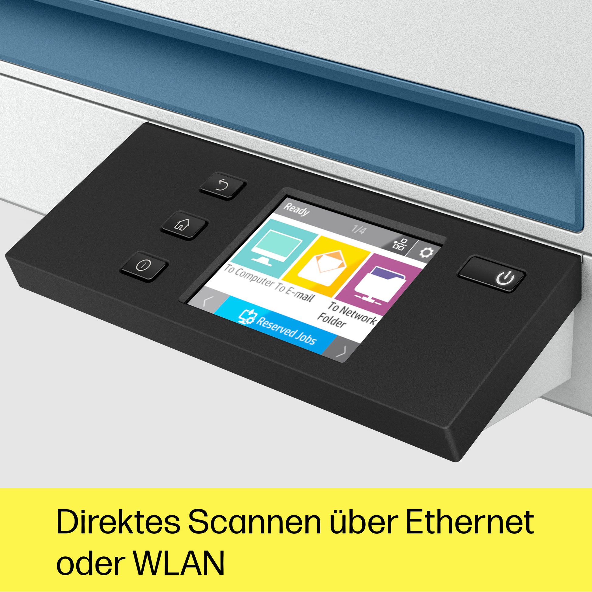 HP ScanJet Enterprise Flow N6600 fnw1 – Flachbett + ADF, A4, Duplex, ADF 100 Blatt, WLAN/LAN, 1'200 dpi