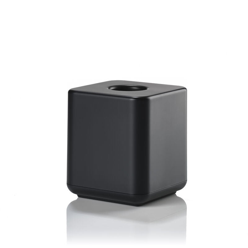 Zone Denmark Kosmetiktuchbox Ume – freistehend, Kunststoff (ABS), 13×13×15,1 cm, schwarz