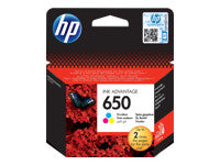 HP 650 Dreifarbig Tintenpatrone (Original) – 200 Seiten – für HP 650 – CZ102AE
