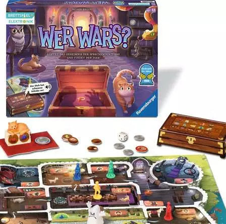 Ravensburger Wer war's? Refresh – Lernspiel, 2–4 Spieler, ab 6 Jahren, 45 Min., DE