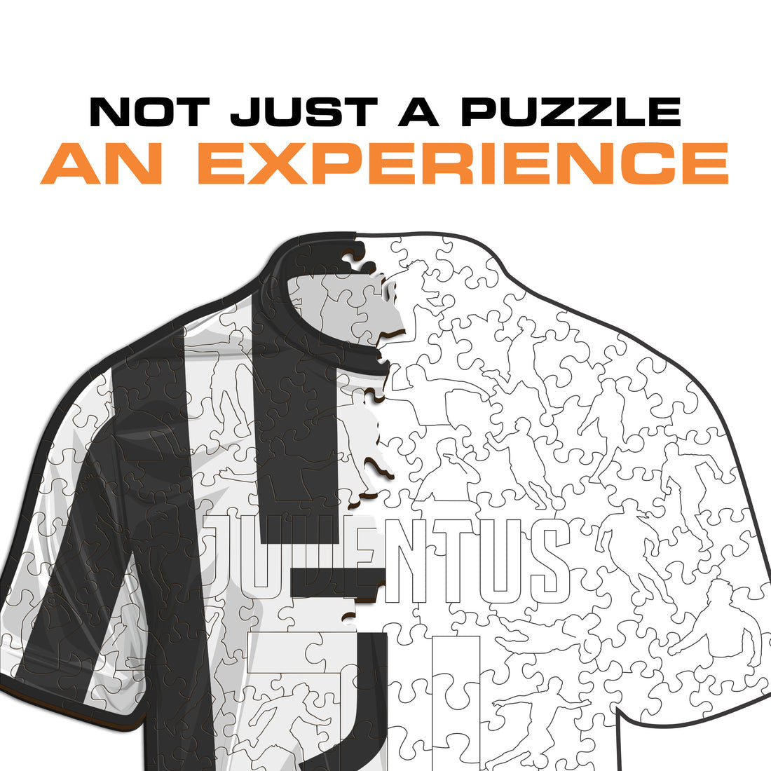 Iconic Puzzles Juventus FC Trikot – Logikspiel, ab 10 Jahren