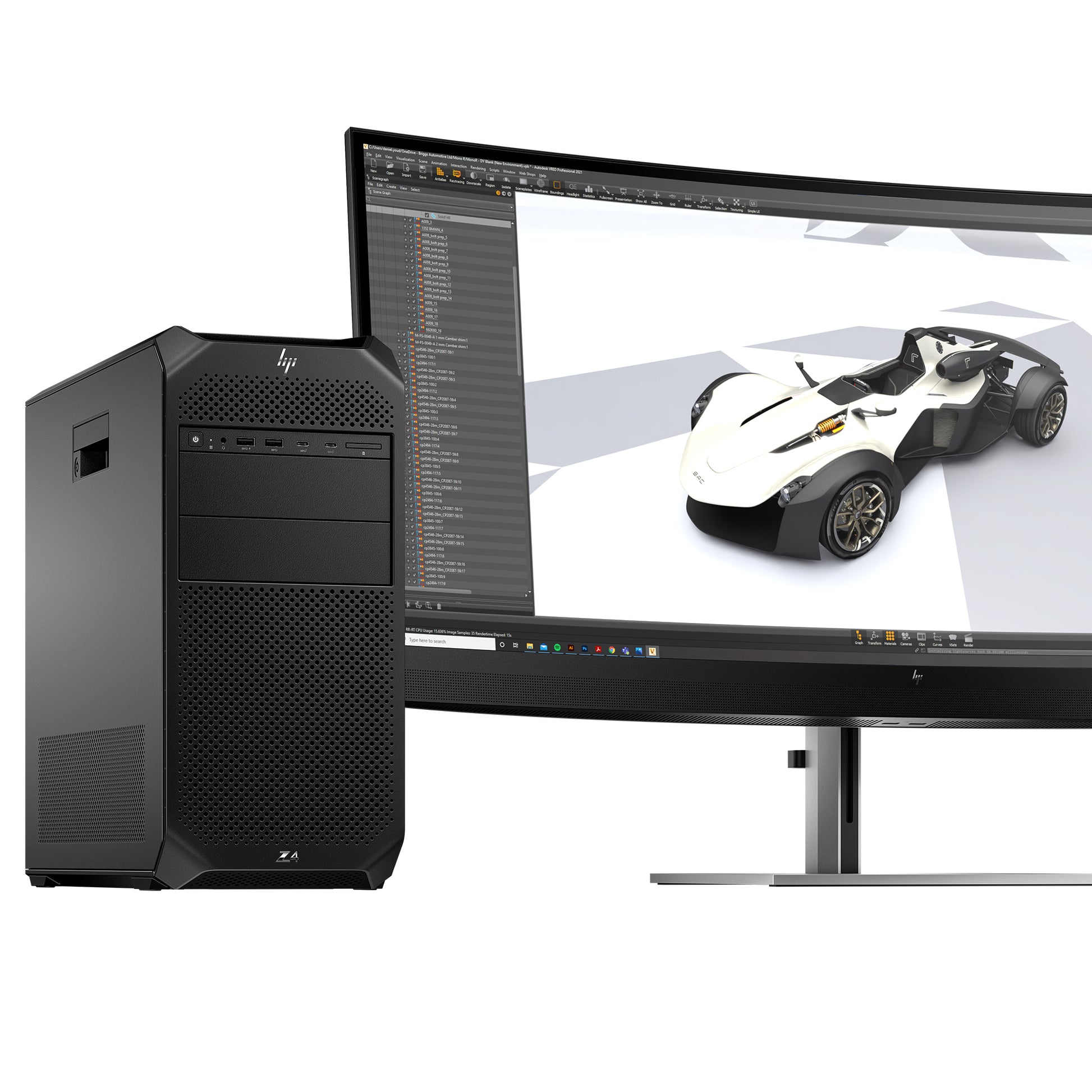 HP Z4 G5 Tower – Intel Xeon W5‑2545, 64 GB RAM, 1 TB SSD, NVIDIA RTX 4500 Ada 24 GB, DVD‑RW, Windows 11 Pro