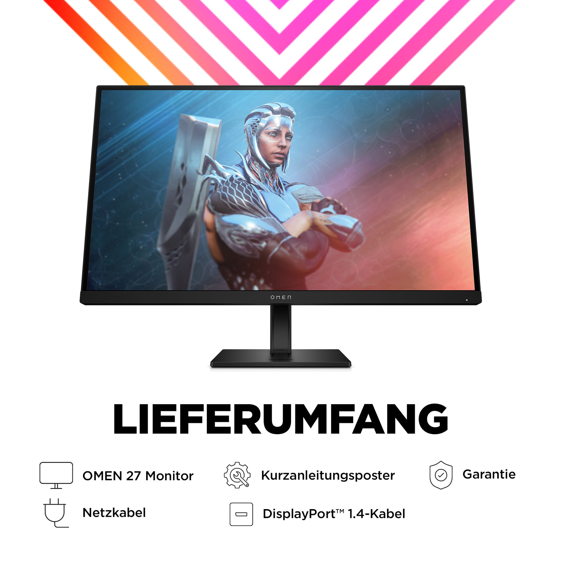 HP OMEN 27 – Monitor, 27" 1920 × 1080 (Full HD), 165 Hz