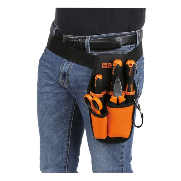 Beta 2005MPU/E Gürteltasche – bestückt, 5-teilig, schwarz, Polyester