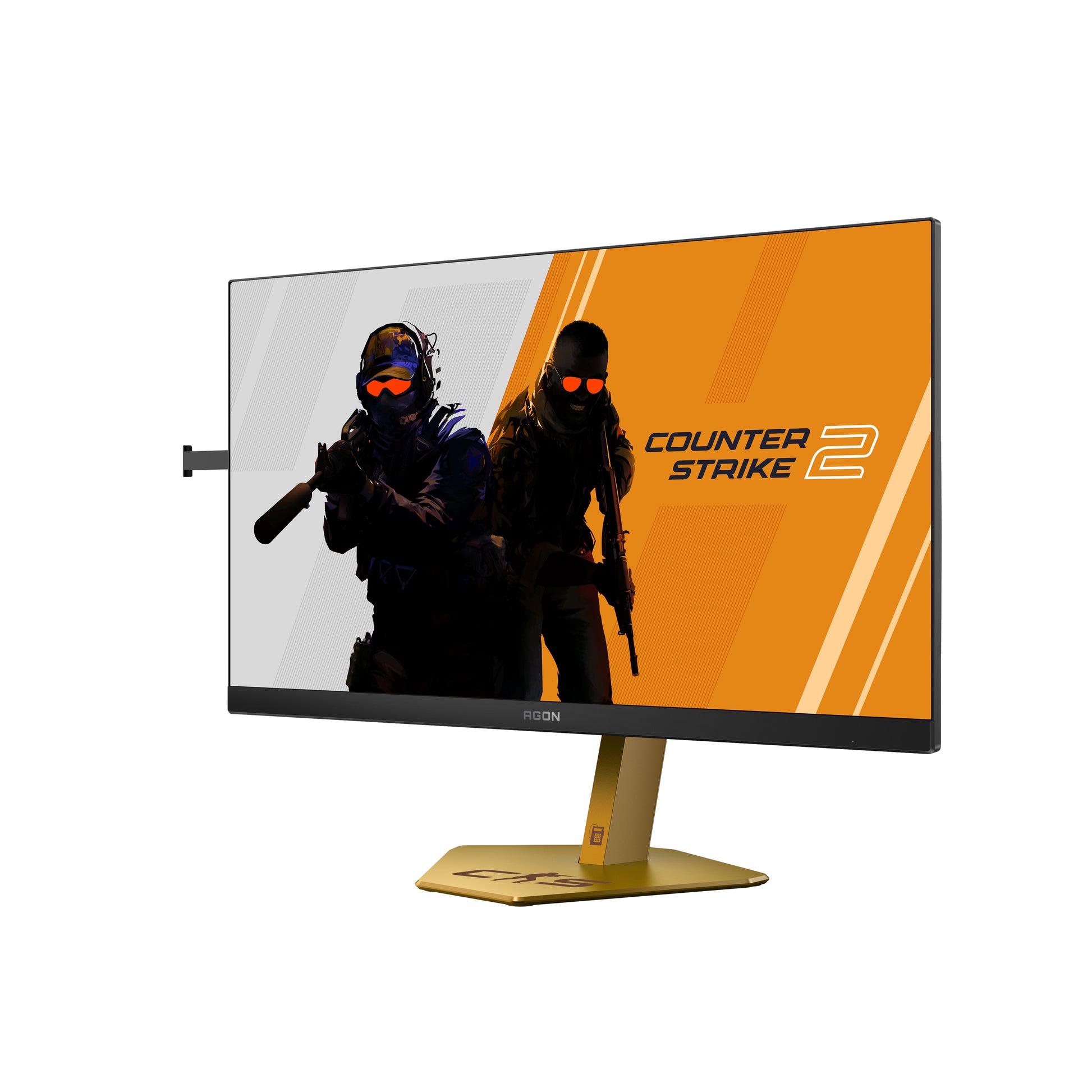 AOC CS24A – Monitor, 24,1", 500 cd/m², Webcam, USB-Hub, Lautsprecher, Adaptive Sync, VESA 100 × 100, Schwarz