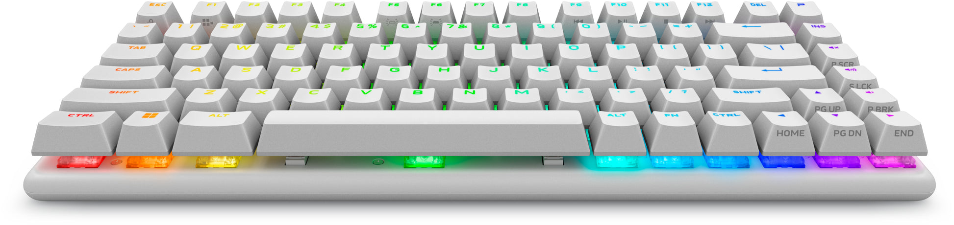 Alienware Pro Wireless – Gaming-Tastatur 75% – Mechanisch, RGB – Bluetooth & 2,4 GHz – Weiss