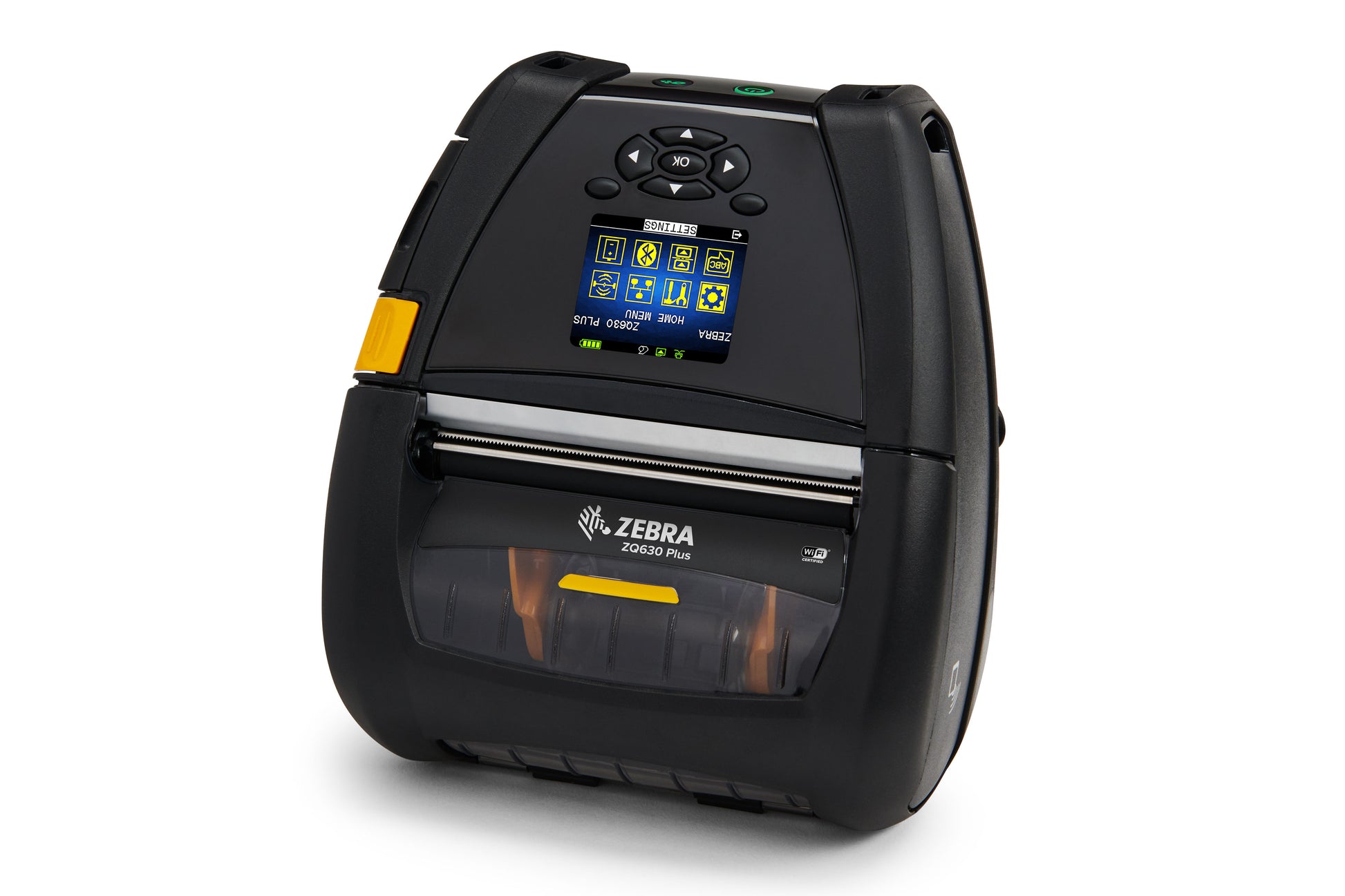 Zebra ZQ630 Plus – Mobiler Handdrucker, Thermodirekt, Tragegurt, Gürtelclip, Bluetooth 4.x