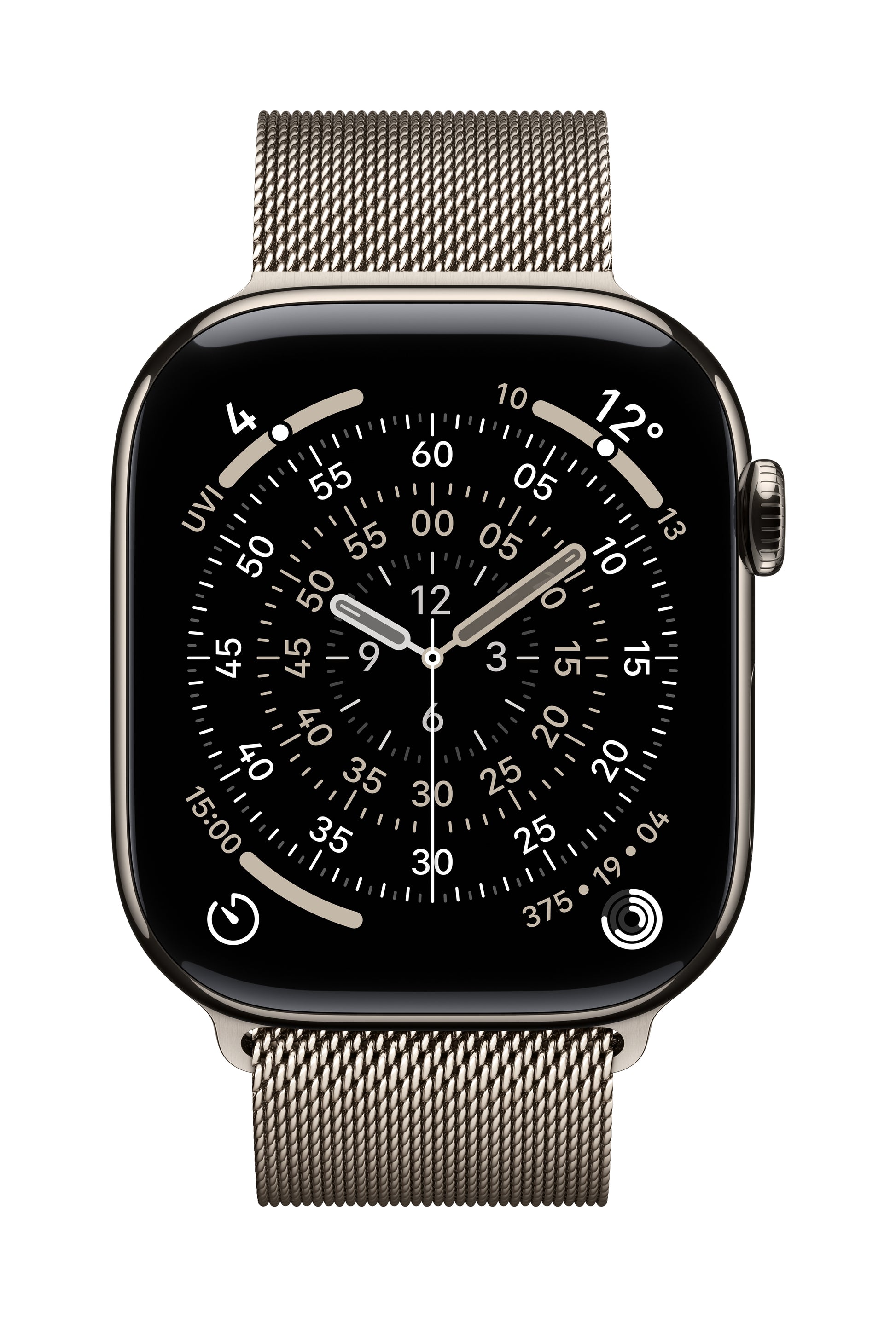 Apple Milanese Loop – Natur, M/L, für Apple Watch (44–49 mm)