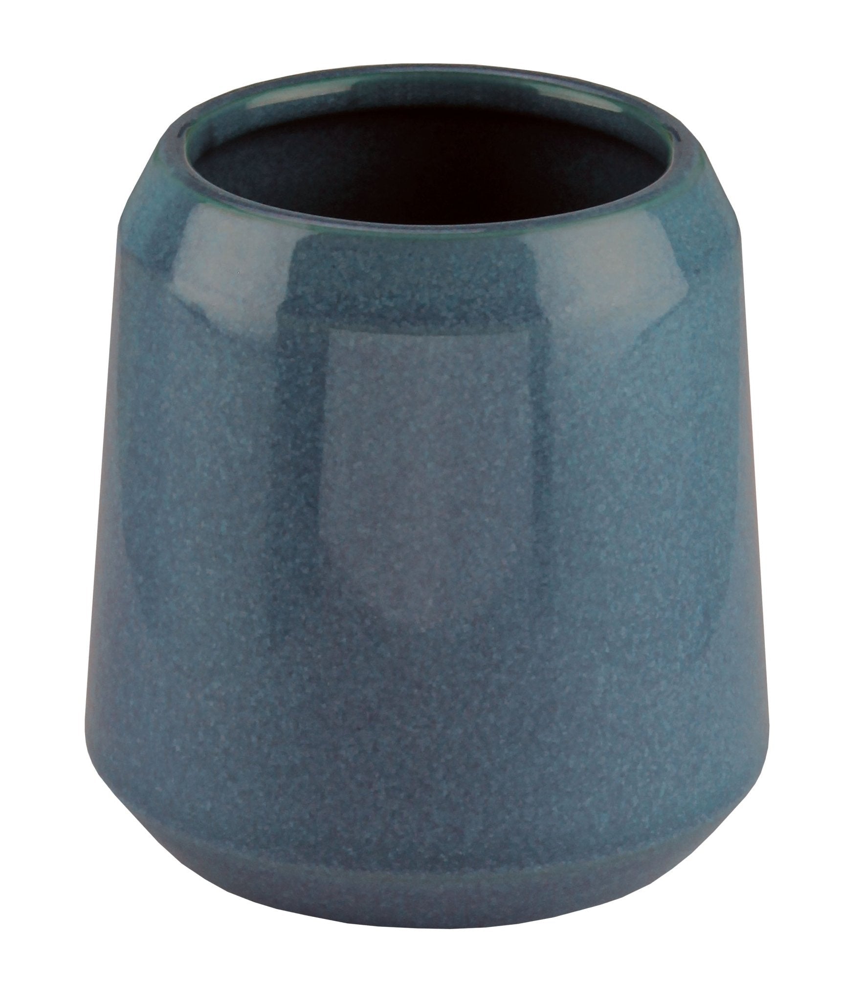 Kleine Wolke Zahnbürstenhalter Mystic – 8,3×8,3×10,3 cm, Steingut, Blau