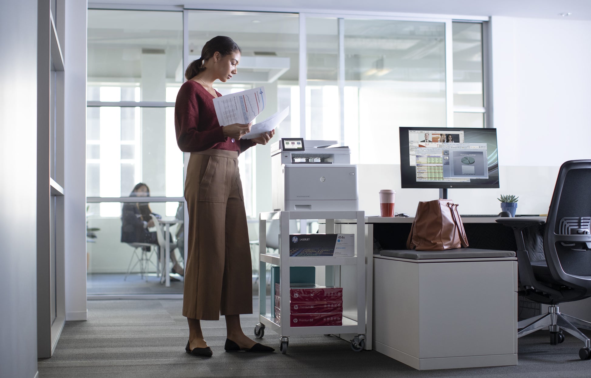HP LASERJET ENT M480F – Farbiger Laser-MFP, 4-in-1