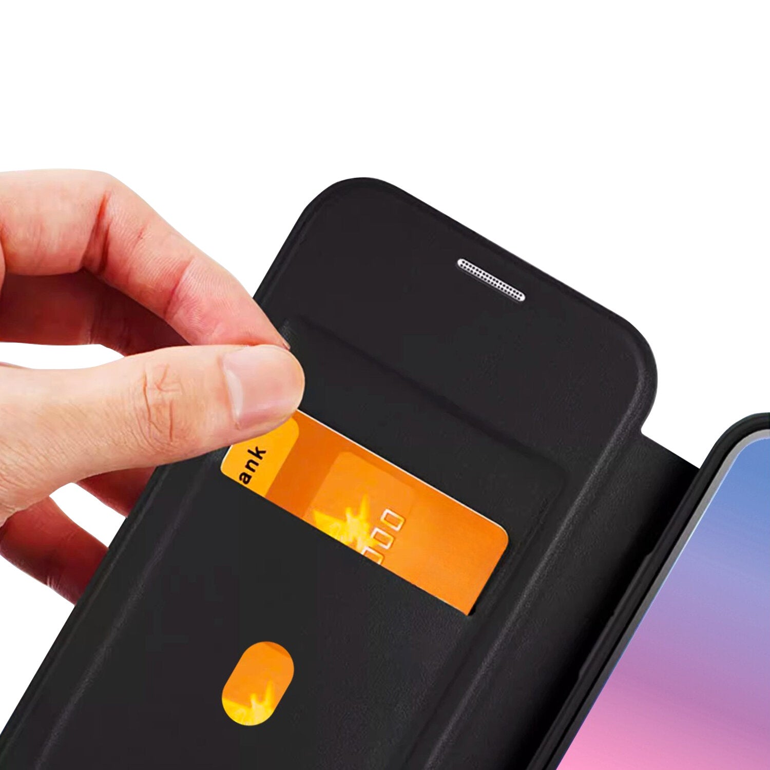 4smarts Urban Pro Folio – für Samsung Galaxy S26, MagSafe, PU, Schwarz