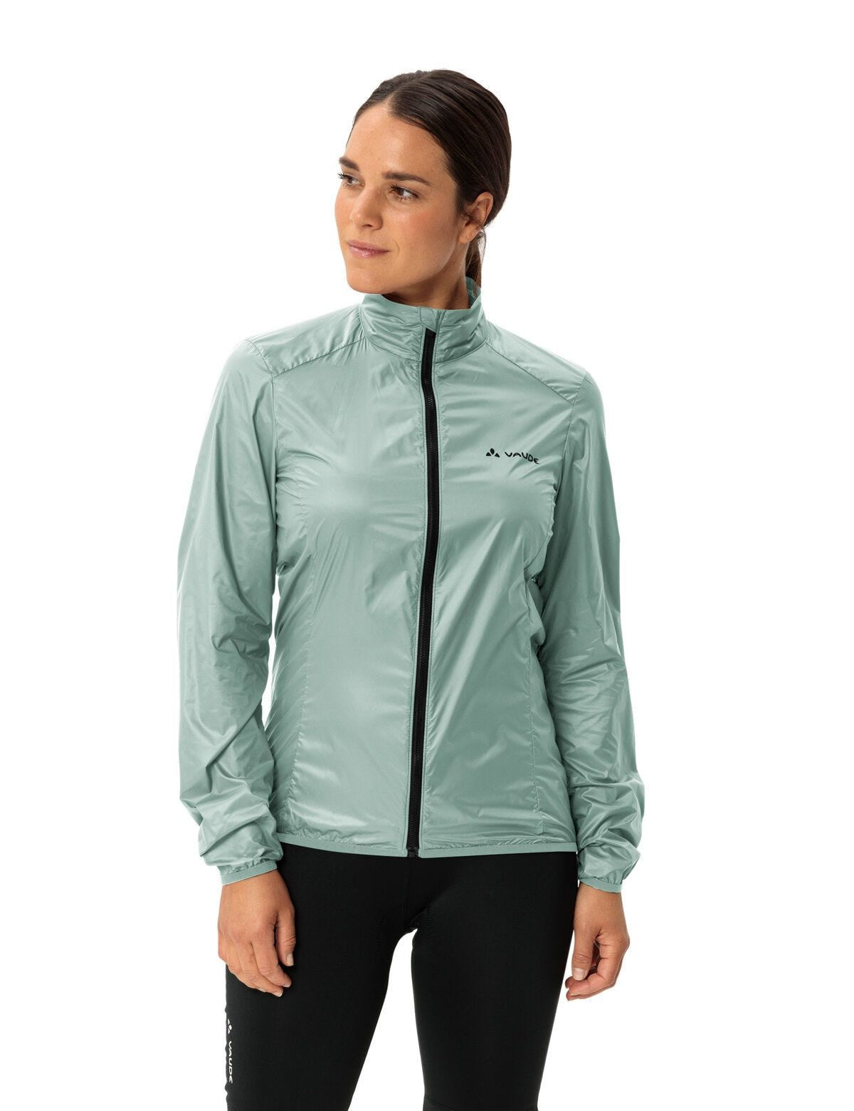 VAUDE Windbreaker-Jacke Matera – winddicht, wasserabweisend, reflektierend, PFC-frei – Grösse 40 – dusty fern