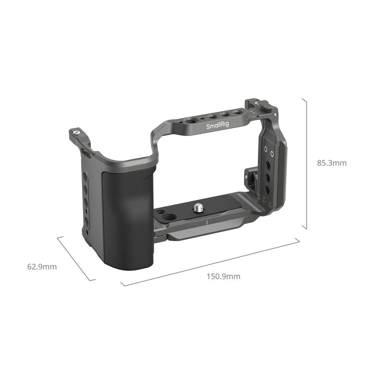 SmallRig 4949 HawkLock Schnellverschluss Cage-Kit – 1/4", 3/8" Gewinde – für Sony ZV-E10 II – Schwarz