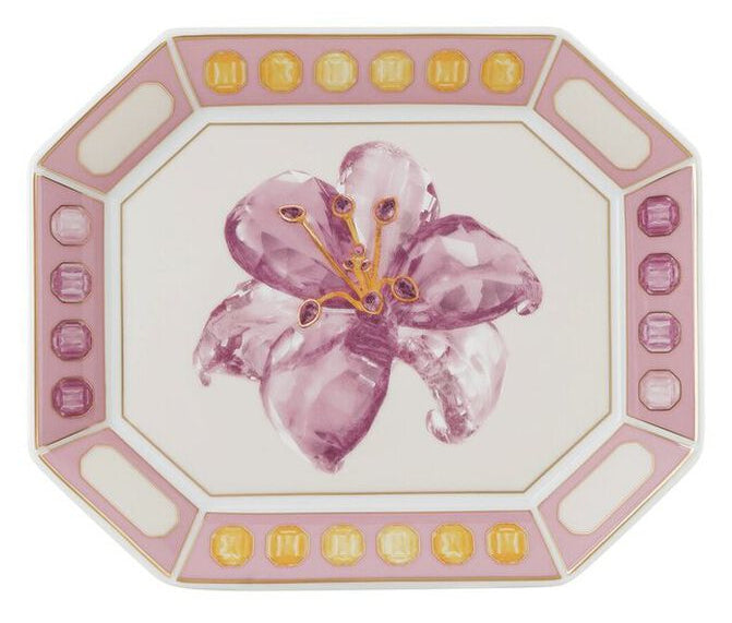 Rosenthal Schale IDYLLIA – 12,1 × 14,6 × 2,2 cm, Porzellan, Rosa, spülmaschinenfest