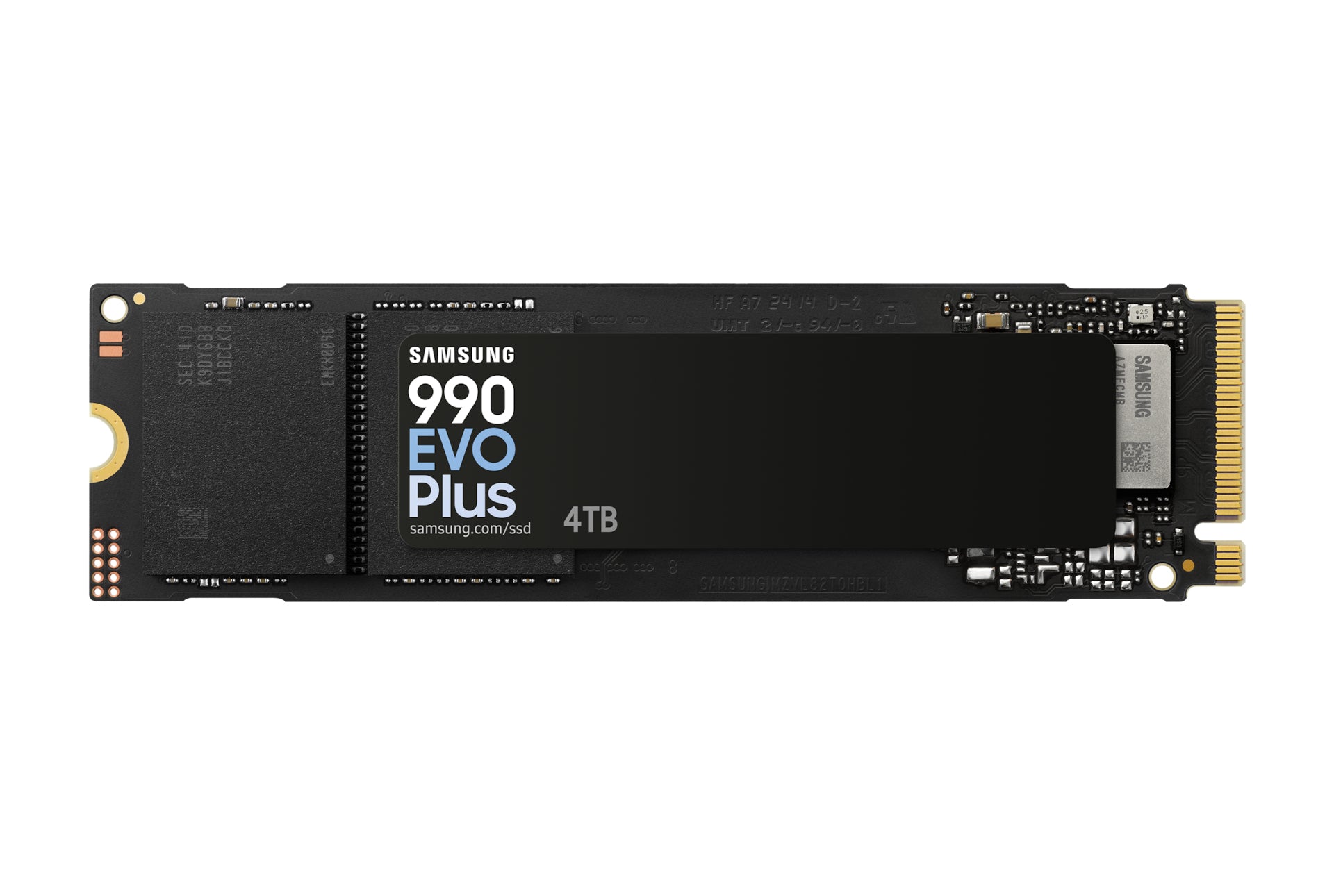 Samsung 990 EVO Plus – 4 TB M.2 2280 (22×80 mm), NVMe PCIe 4.0, 7150 MB/s Lesen, 6300 MB/s Schreiben