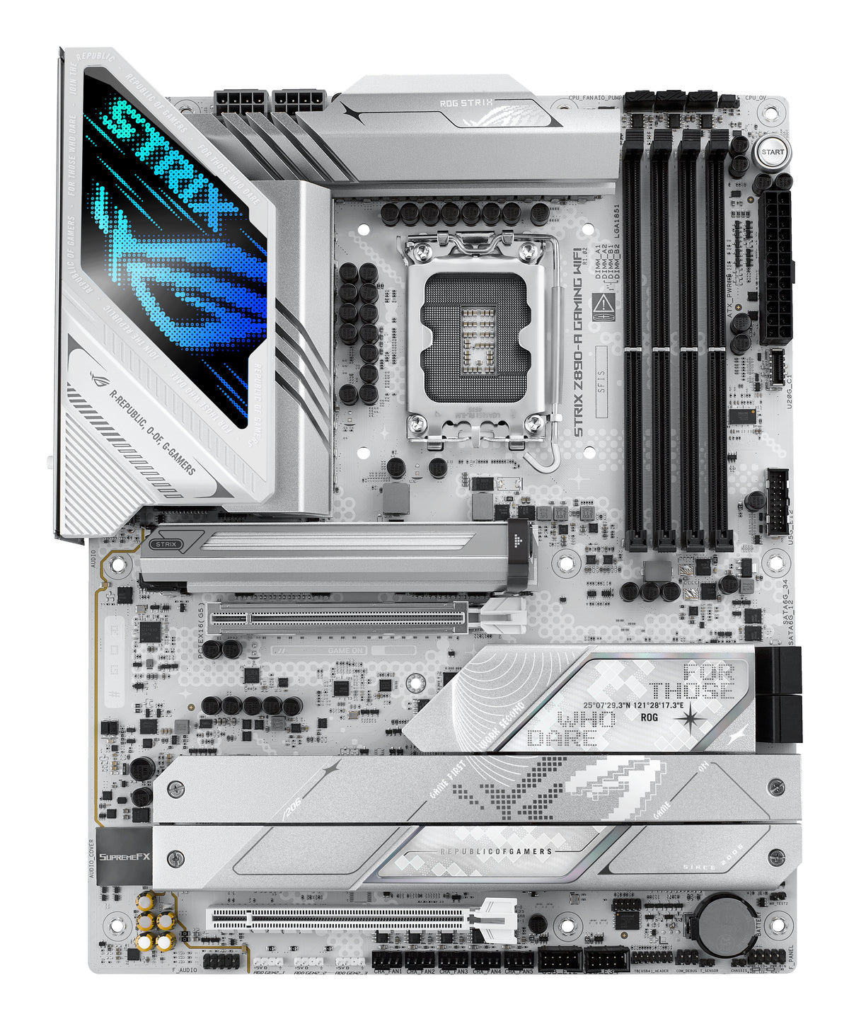 ASUS ROG STRIX Z890-A GAMING WIFI – Mainboard – LGA 1851, Intel Z890, ATX, DDR5