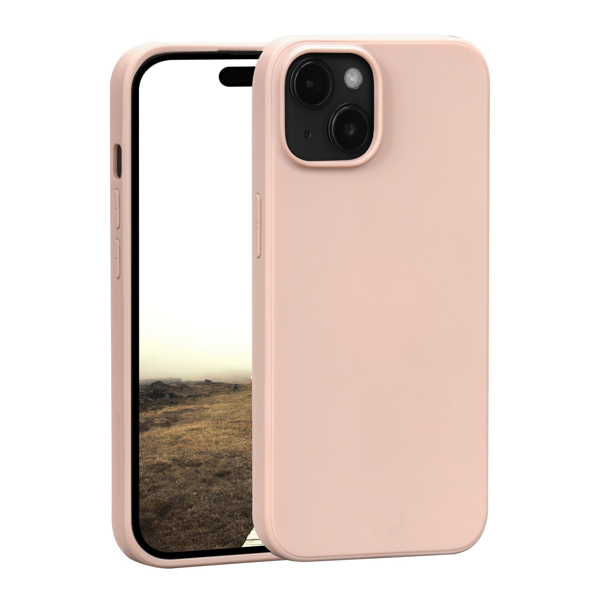dbramante1928 Greenland Backcover – für Apple iPhone 15 Plus, Recycling-Kunststoff, Pink Sand