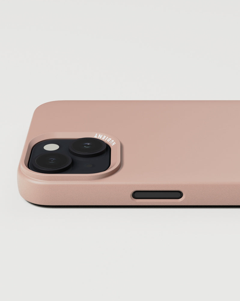 Nudient – Backcover – für Apple iPhone 15 Plus – Dusty Pink – MagSafe-kompatibel