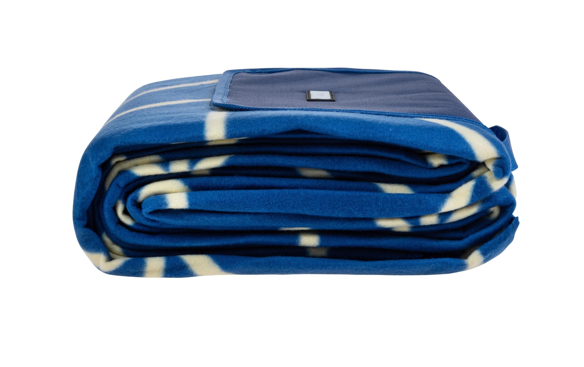 KOOR Onda Wohndecke – Mikropolyester, Blau/Beige – 200 × 250 cm