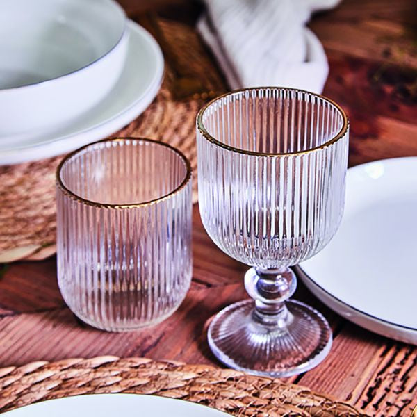 Tognana Porcellane Tognana Trinkgläser Eclipse – 3er Set, 300 ml, Ø 7,5 cm, Glas, Transparent, spülmaschinenfest