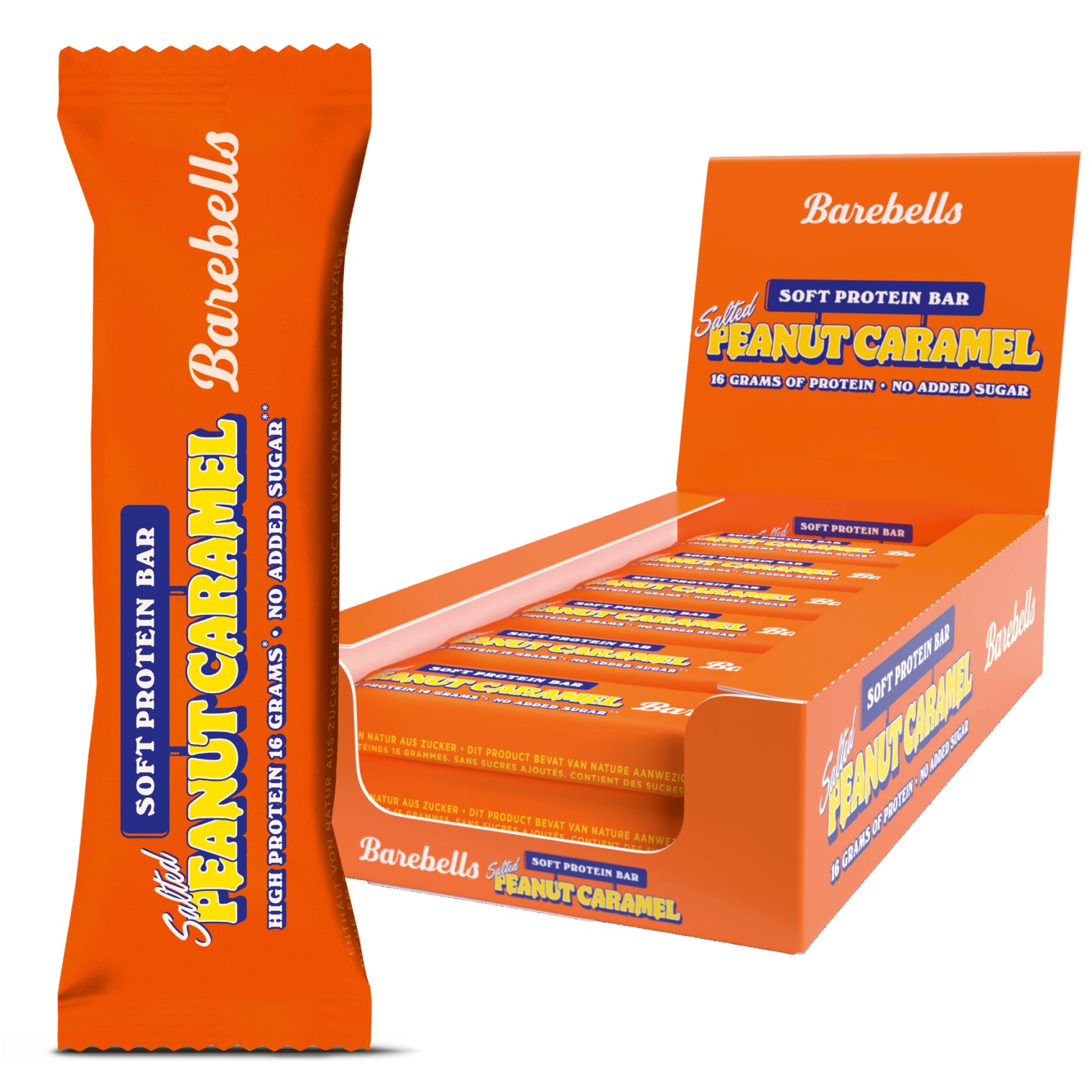 Barebells Soft Bar Protein-Riegel – Erdnuss-Karamell – 12 × 55 g