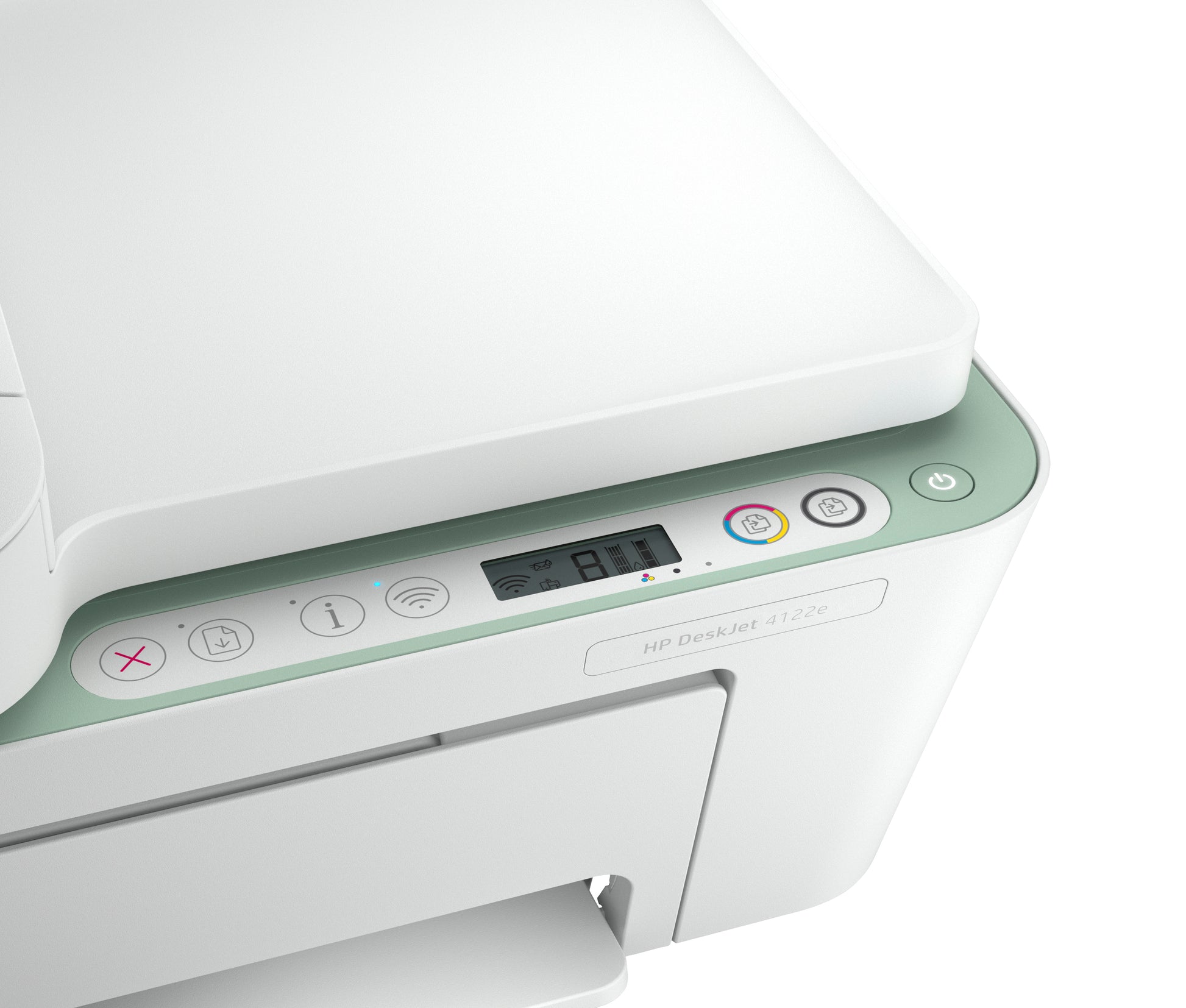 HP DeskJet 4122e – Farbtintenstrahl-Multifunktionsdrucker, A4, 4-in-1, Duplex, ADF, WLAN, AirPrint, Mopria