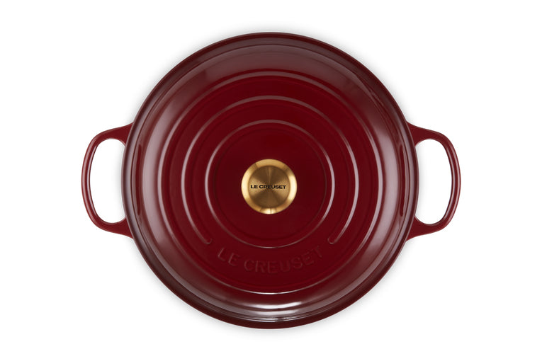 Le Creuset Kochtopf Signature – 3,5 l, Ø 31,7 cm, Gusseisen, Emaille, für Induktion, Gas, Glaskeramik u. a.