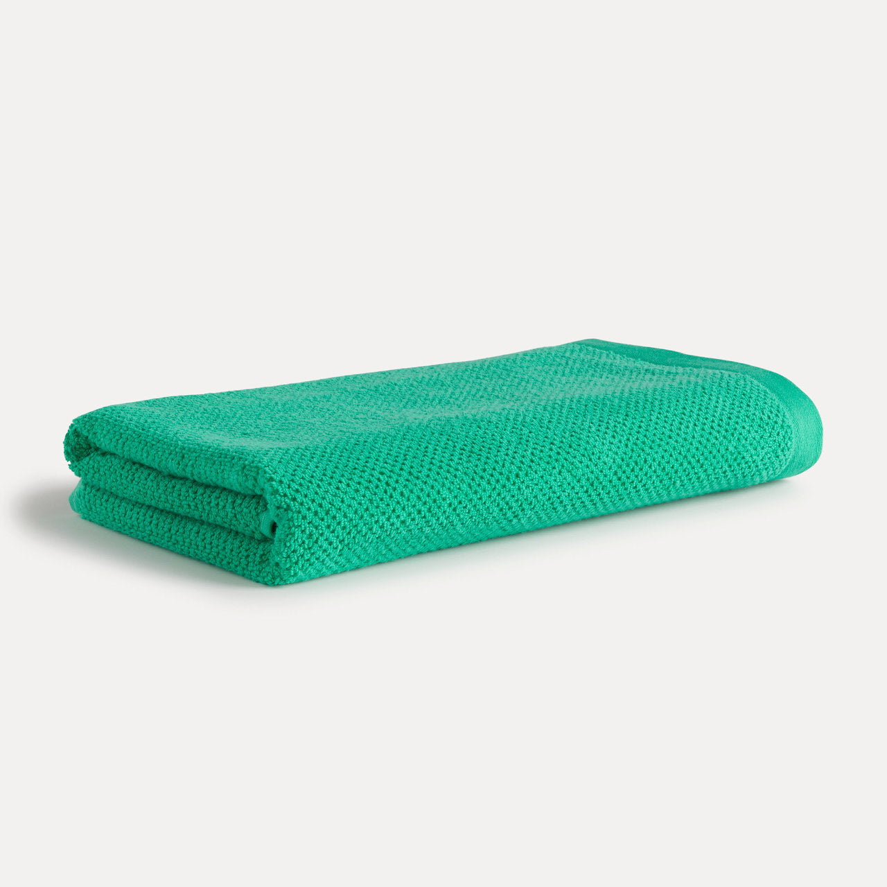 MÖVE Duschtuch Bliss – 67 × 140 cm, Grasgrün, 100% Baumwolle, 500 g/m²