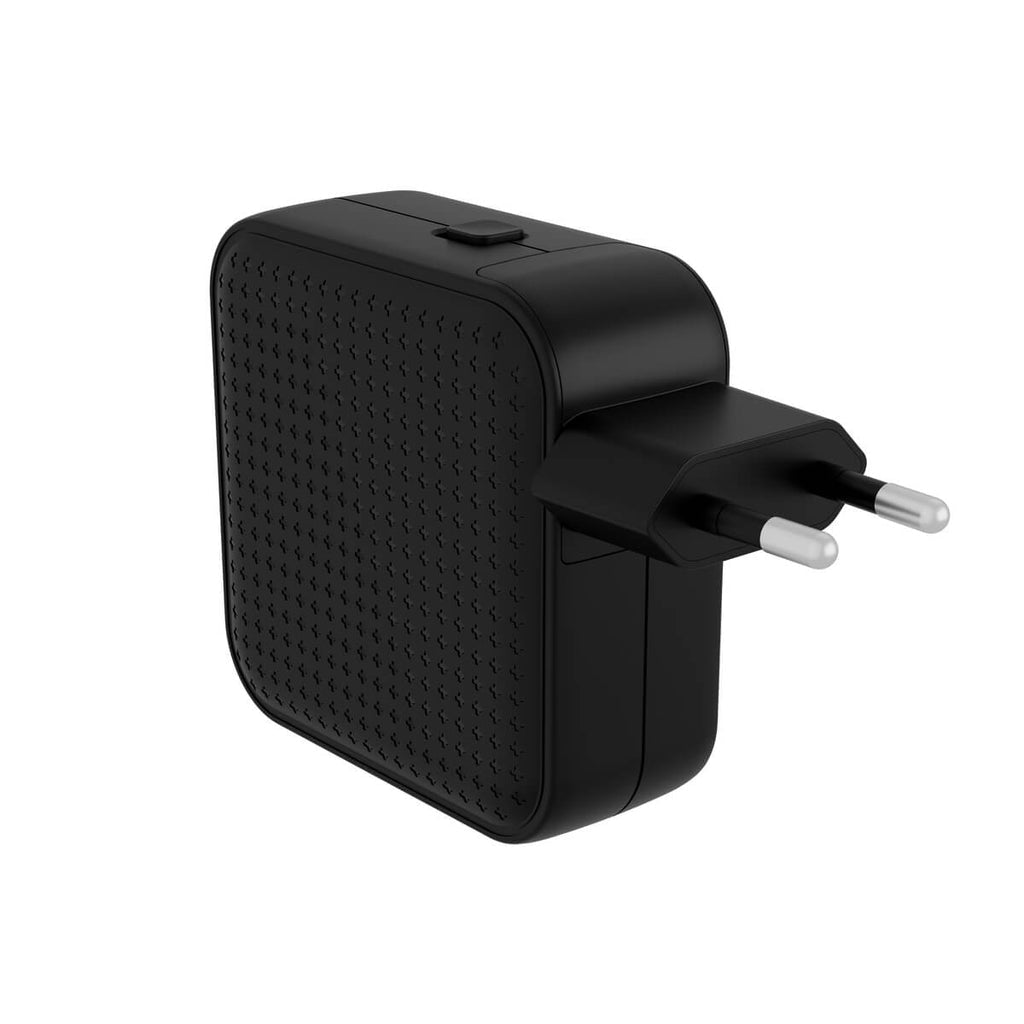 HYPER HJ1003BKWWGL USB-Ladegerät 70 W – USB-C×2, USB-A×1 – PD 3.0, GaN – für Laptop, Smartphone, Tablets