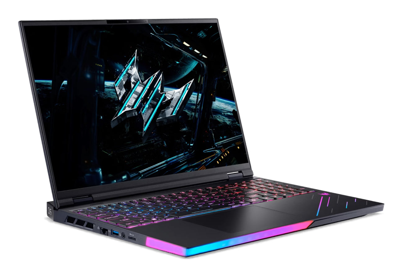 Acer Predator Helios 16 PH16-73-904F Notebook – Wi‑Fi, Ethernet, Bluetooth – Akku 90 Wh
