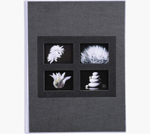 Exacompta Einsteckalbum für 64 Fotos 10 × 15 cm, 17,5 × 23 cm, PVC, mehrfarbig, mit transparenten Hüllen