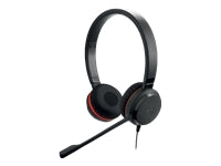 Jabra Evolve 20 SE – Duo Headset – USB‑C/USB‑A, Lederpolster – Teams-kompatibel