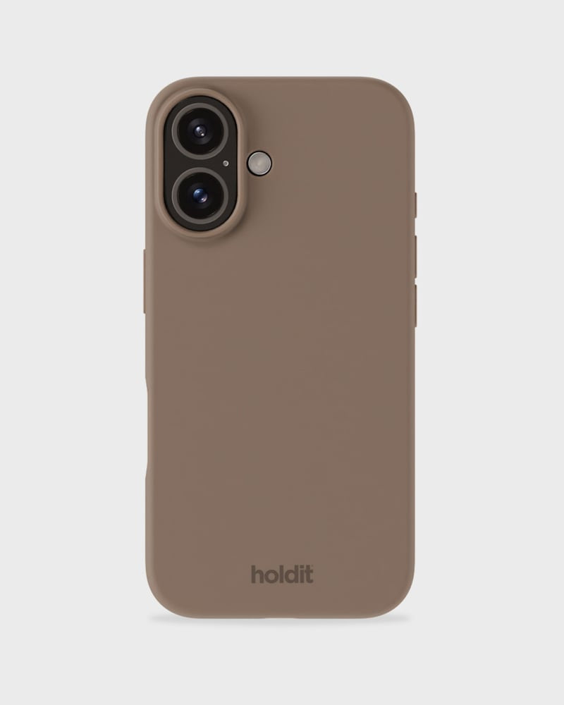 Holdit – Backcover – für Apple iPhone 16 Plus – braun – Silikon