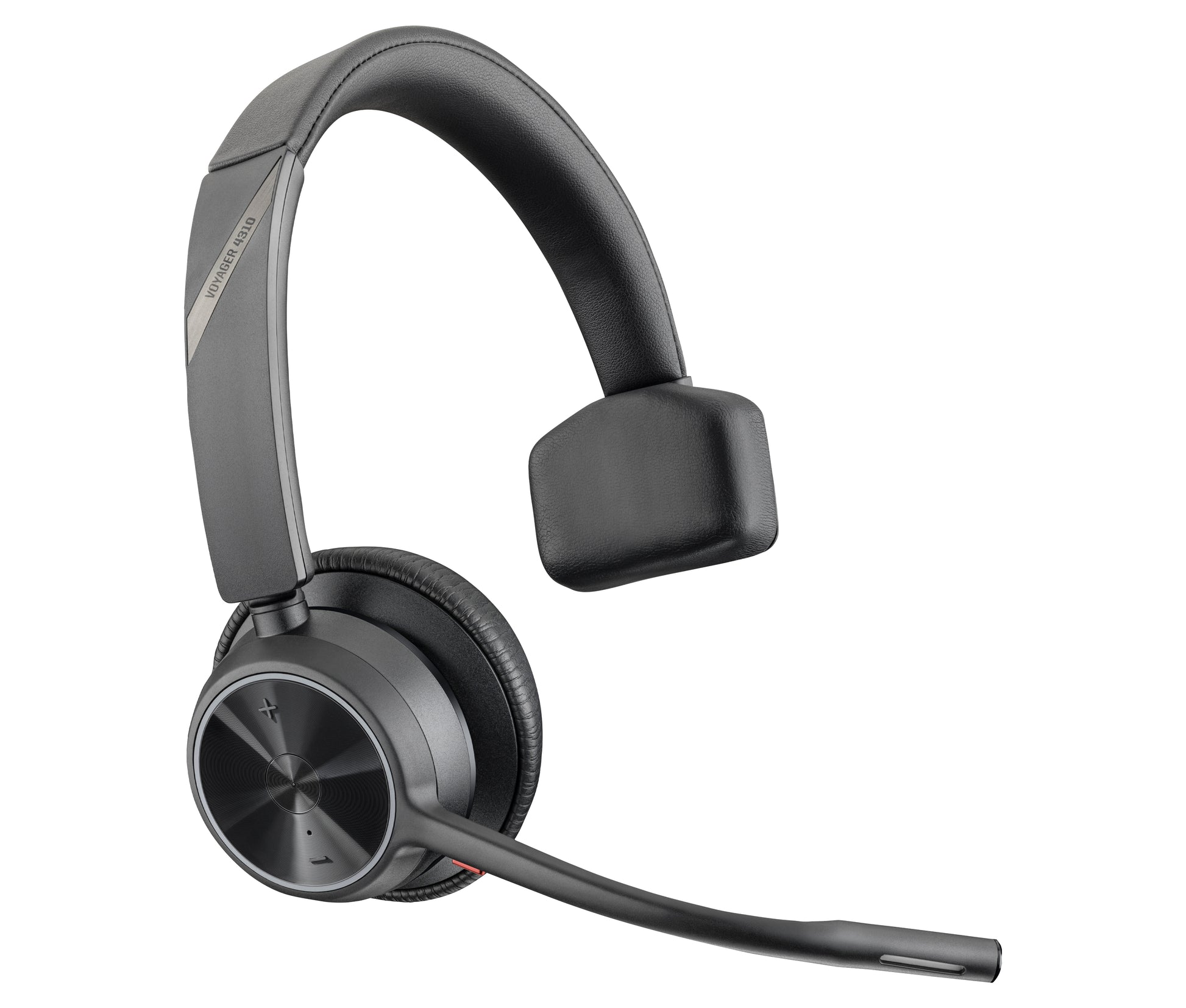 Poly Voyager 4310 – Mono Headset – Bluetooth, USB-C, BT700 Dongle – Schwarz – für PC/Mac – bis 24 h