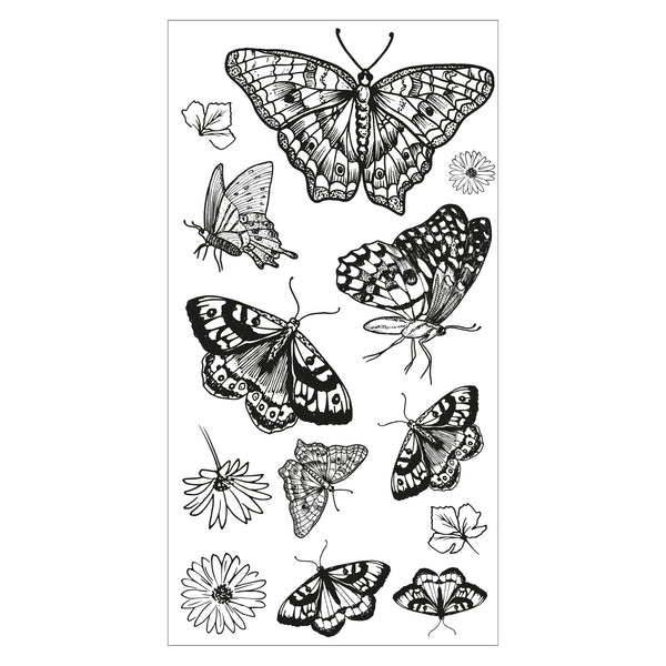 Sizzix Stempel-Set – Schmetterlinge – 13 Stempel – 80 × 50 mm