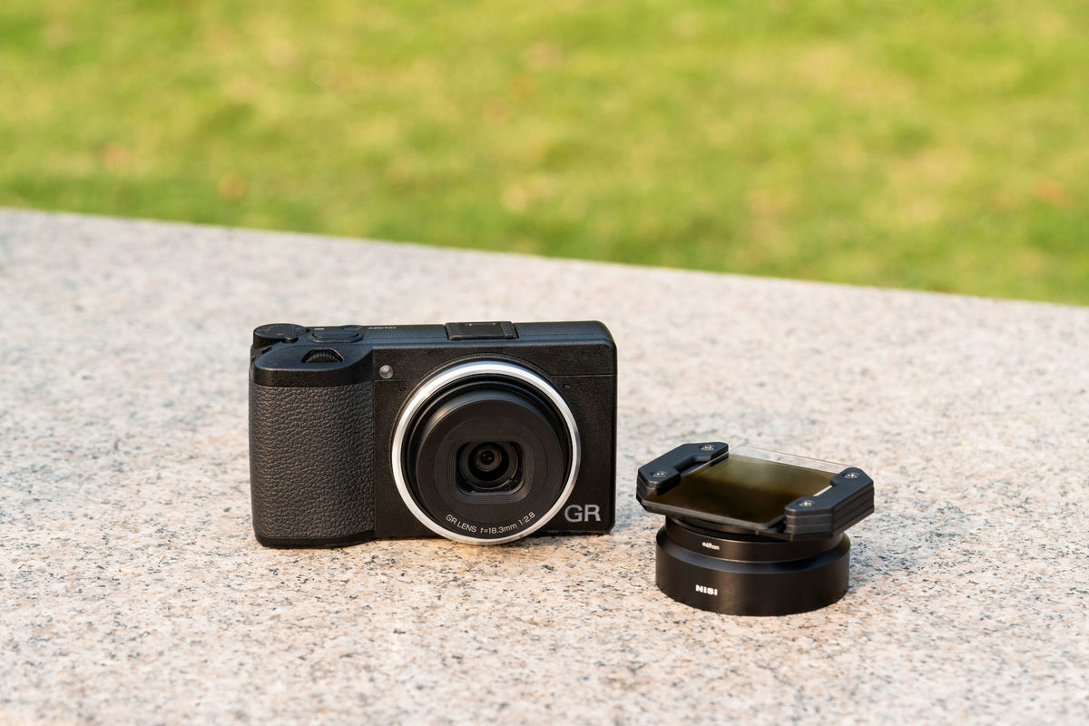 NiSi Master Kit Kamera-Filterset – 49 mm, GND8/ND64/ND8, 5-teilig, Filterhalter & Linsenring – für Ricoh GR3