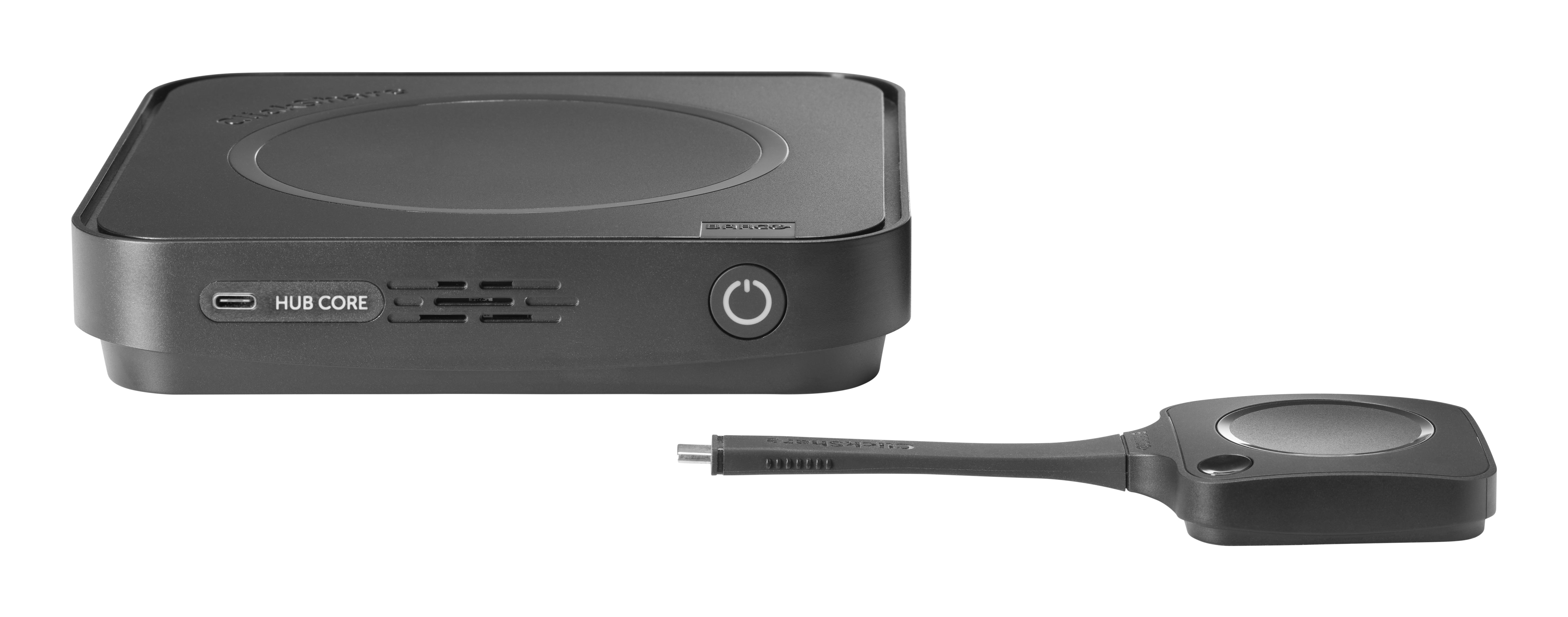 Barco ClickShare Hub Core Video – Drahtloses Präsentationssystem – 5K, 1× Button, HDMI, Schwarz